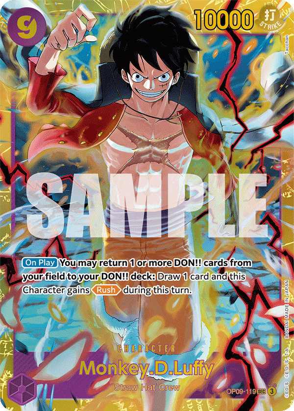 Monkey.D.Luffy OP09-119 - Emperors in the New World - Foil