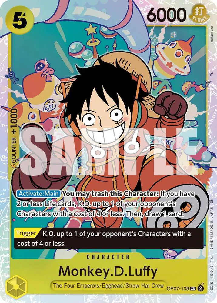 Monkey.D.Luffy (Reprint) OP07-109 - The Best Vol.2 - Foil