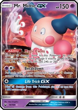 Mr. Mime GX 56/168 - Celestial Storm - Holofoil