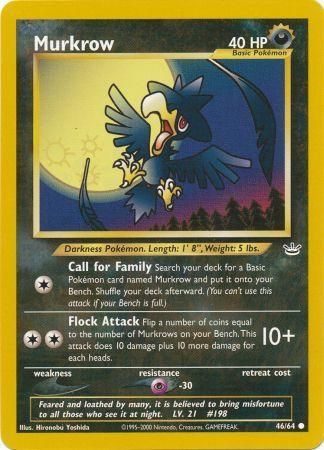 Murkrow 46/64 – Neo Revelation (Unbegrenzt) – Normal
