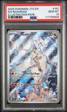 N's Reshiram (PSA 10) 167/159 – Journey Together – Holofoil