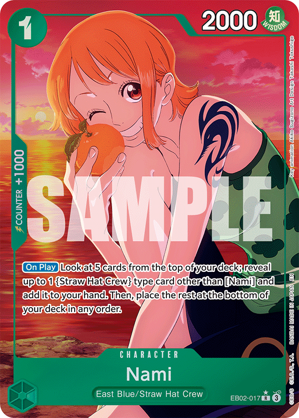 Nami (Alternate Art) EB02-017 - Anime 25th Collection - Foil