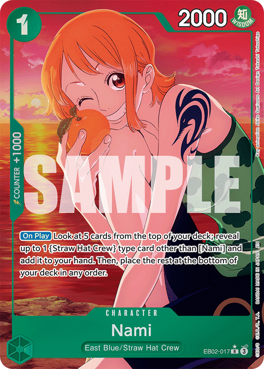 Nami (Alternate Art) EB02-017 - Anime 25th Collection - Foil
