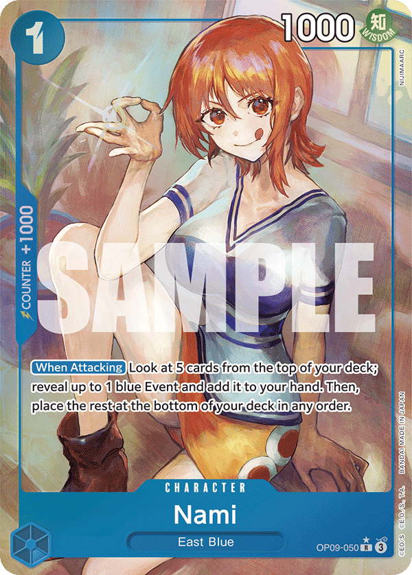 Nami (Alternate Art) OP09-050 - Emperors in the New World - Foil
