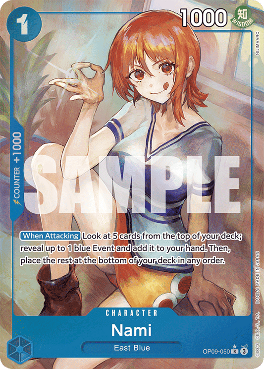 Nami (Alternate Art) OP09-050 - Emperors in the New World - Foil