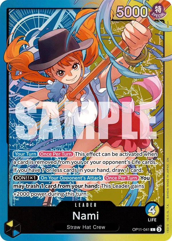 Nami (Nami Deck) OP11-041 - Learn Together Deck Set - Foil