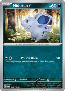 Nidoran F 029/165 - Scarlet & Violet 151 - Reverse Holofoil