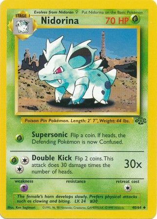 Nidorina 40/64 - Jungle (Unlimited) - Normal