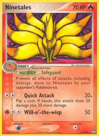 Ninetales 19/108 - EX Power Keepers - Normal