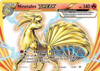 Ninetales BREAK 16/108 - Evolutions - Holofoil