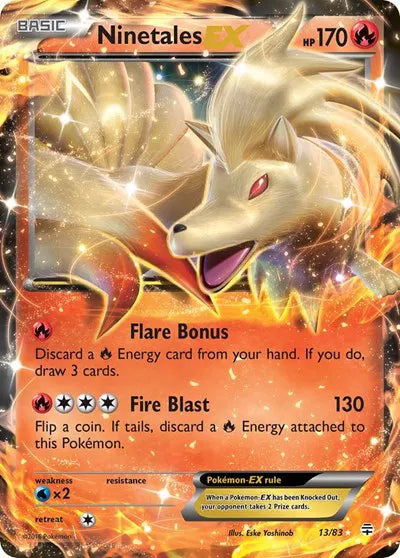 Ninetales EX 13/83 - Generations - Holofoil