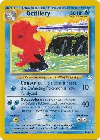 Octillery 34/64 – Neo Revelation (Unbegrenzt) – Normal
