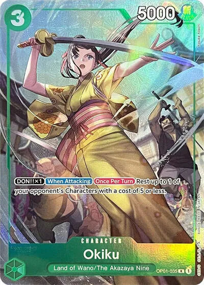 Okiku (Fest. 23-24 Edition) OP01-035 - Promotion Cards - Foil