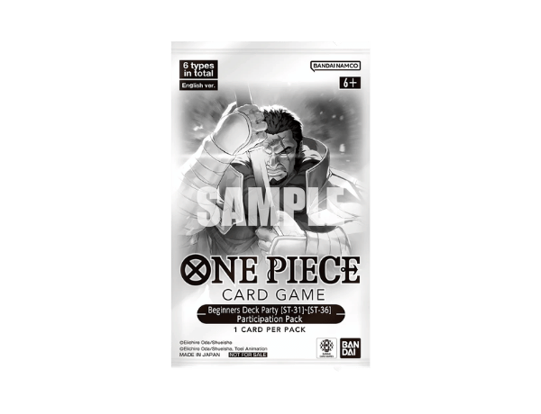 One Piece Beginners Deck Party ST31-ST36: Participation Pack