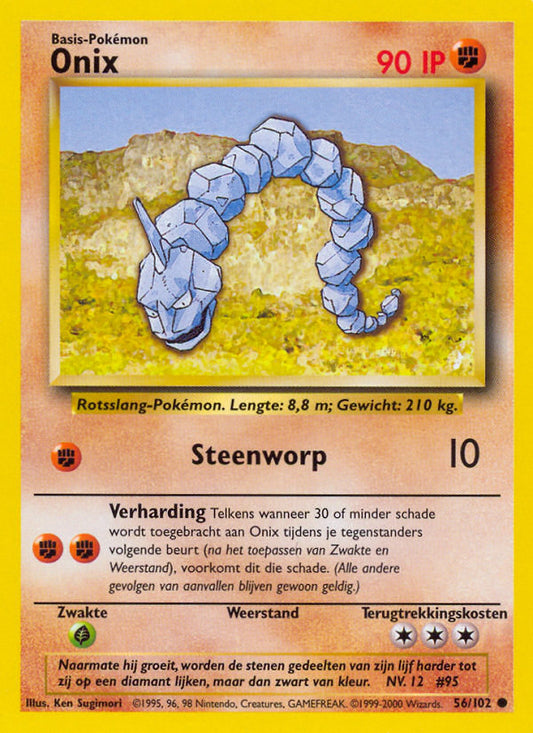Onix (NL) 56/102 - Base Set (Unlimited) - Normal