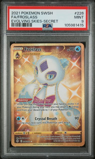 Froslass (PSA 9) 226/203 - Evolving Skies - Holofoil