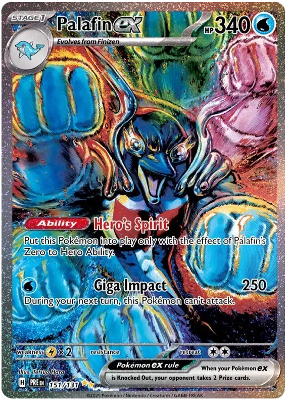 Palafin ex 151/131 - Prismatic Evolutions - Holofoil