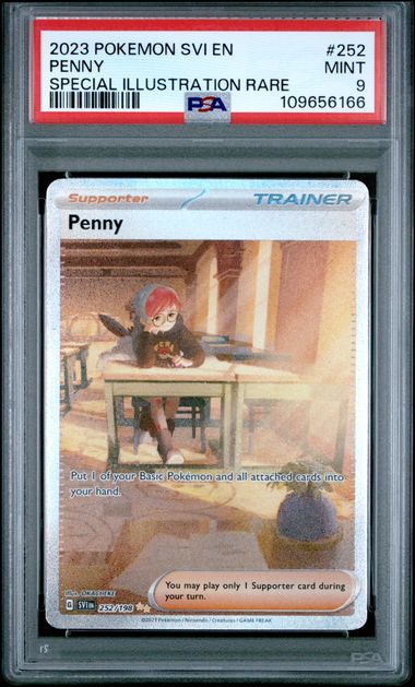 Penny (PSA 9) 252/198 – Scarlet & Violet – Holofoil