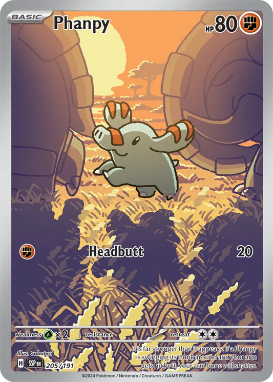 Phanpy 205/191 - Surging Sparks - Holofoil