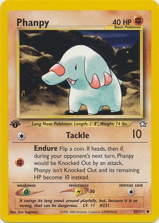 Phanpy 43/111 – Neo Genesis (1. Ausgabe) – Normal