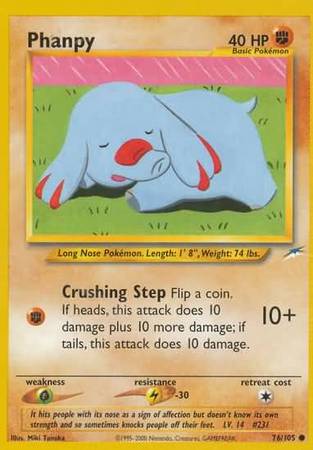 Phanpy 76/105 – Neo Destiny (Unbegrenzt) – Normal