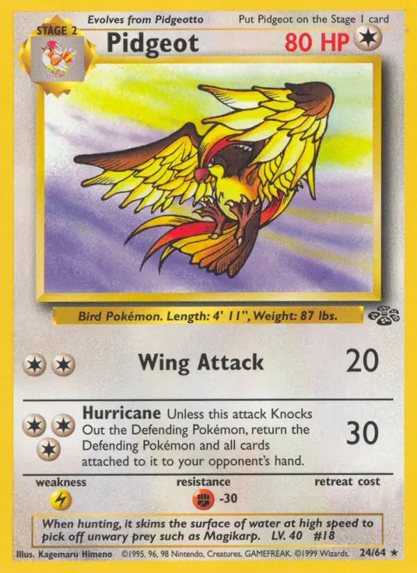 Pidgeot 24/64 - Jungle (Unlimited) - Normal