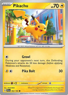 Pikachu 062/193 - Paldea Evolved - Normal