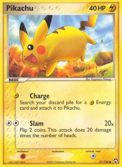Pikachu 57/108 - EX Power Keepers - Normal