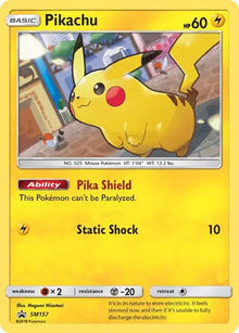 Pikachu SM157 - Sun & Moon Promo - Holofoil