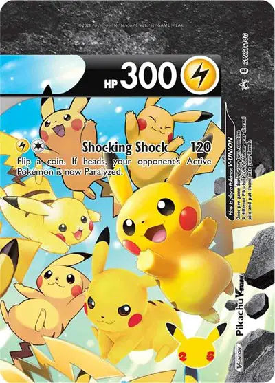 Pikachu V-UNION SWSH140 - Sword & Shield Promo - Holofoil