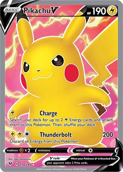 Pikachu V 170/185 - Vivid Voltage - Holofoil