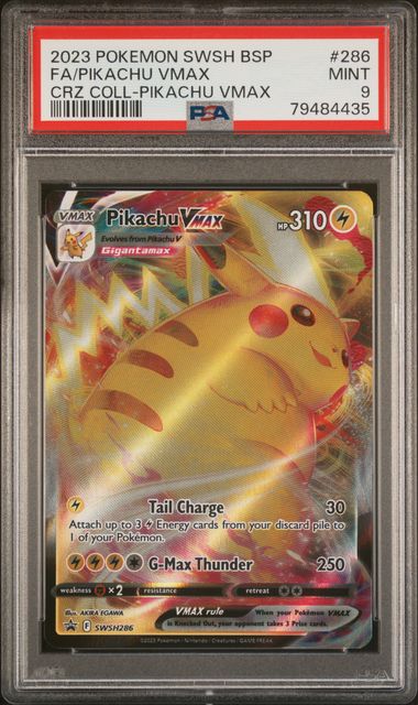 Pikachu VMAX (PSA 9) SWSH286 - Sword & Shield Promo - Holofoil
