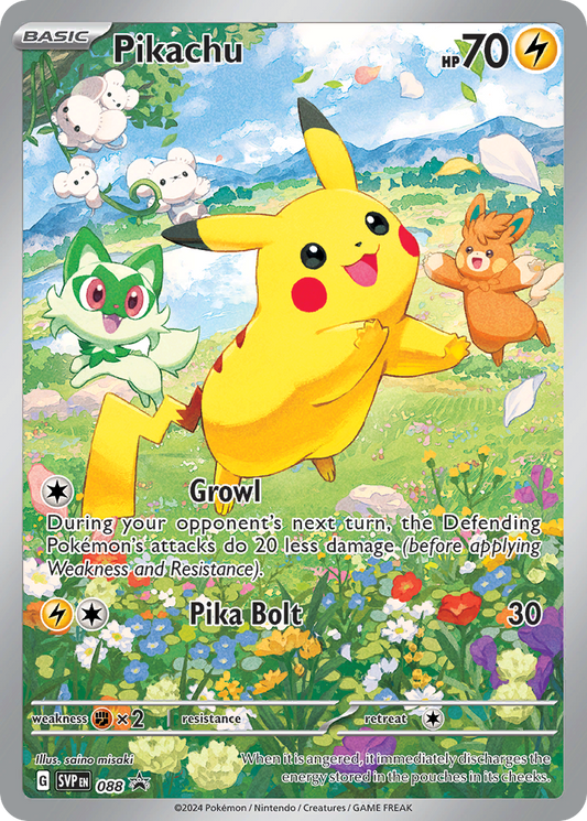Pikachu 088 - Scarlet & Violet Promo - Holofoil
