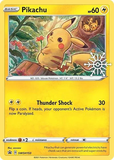 Pikachu (Holiday Calendar) SWSH153 - Sword & Shield Promo - Holofoil