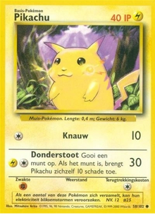 Pikachu (NL) 58/102 - Base Set (Unlimited) - Normal