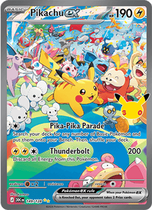 Pikachu ex 149/128 - 30th Celebration - Holofoil