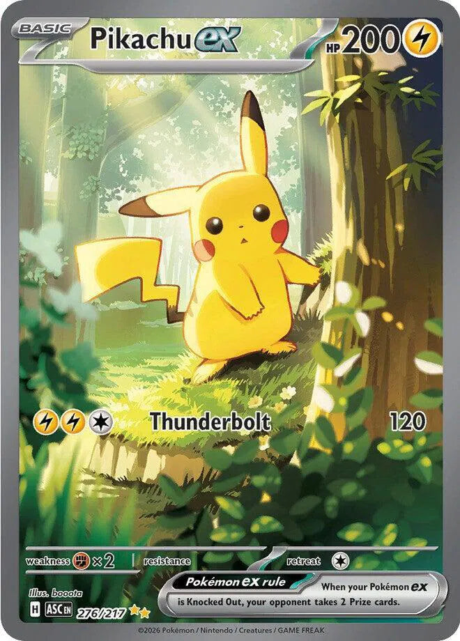 Pikachu ex 276/217 - Ascended Heroes - Holofoil