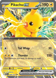 Pikachu ex 028/131 – Prismatic Evolutions – Holofoil