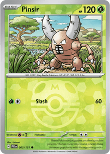Pinsir 003/131 - Prismatic Evolutions - Master Ball Pattern