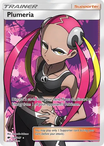 Plumeria 145/147 - Burning Shadows - Holofoil