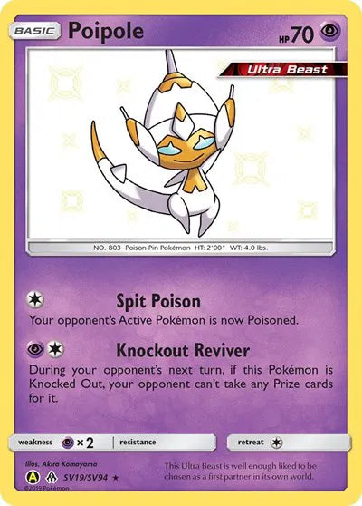 Poipole SV19/SV94  - Hidden Fates: Shiny Vault - Holofoil