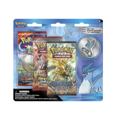 Pokémon Articuno: Pin 3-Pack Blister