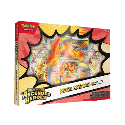 Pokémon Ascended Heroes: Mega Emboar ex Box