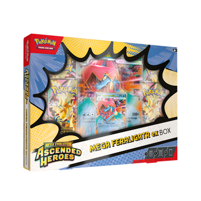Pokémon Ascended Heroes: Mega Feraligatr ex Box