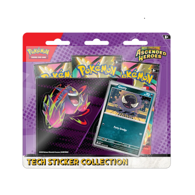 Pokémon Ascended Heroes: Tech Sticker Collection - Gastly