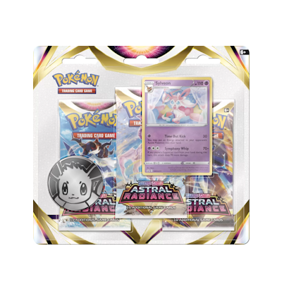 Pokémon Astral Radiance: 3-Pack Blister - Sylveon