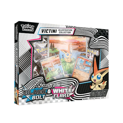 Pokémon Black Bolt & White Flare: Illustration Collection - Victini