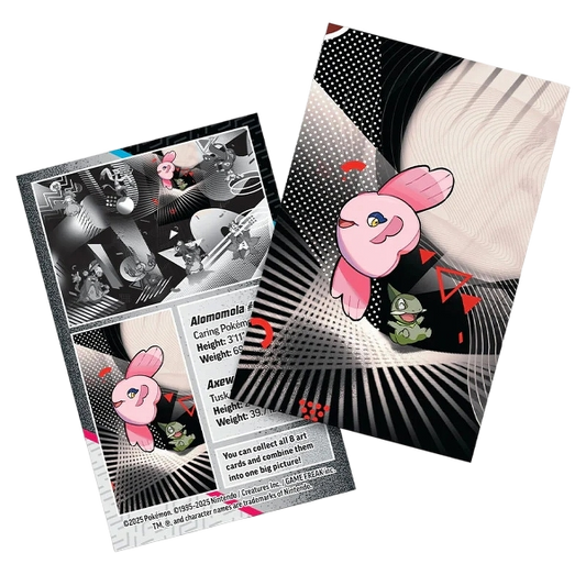 Pokémon Black Bolt & White Flare: Unova Mini Tin - Axew & Alomomona