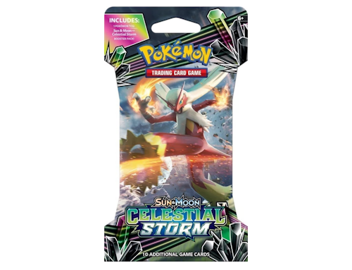 Pokémon Celestial Storm: Sleeved Booster Pack Blaziken