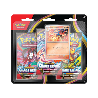 Pokémon Chaos Rising: 3-Pack Blister - Charmeleon